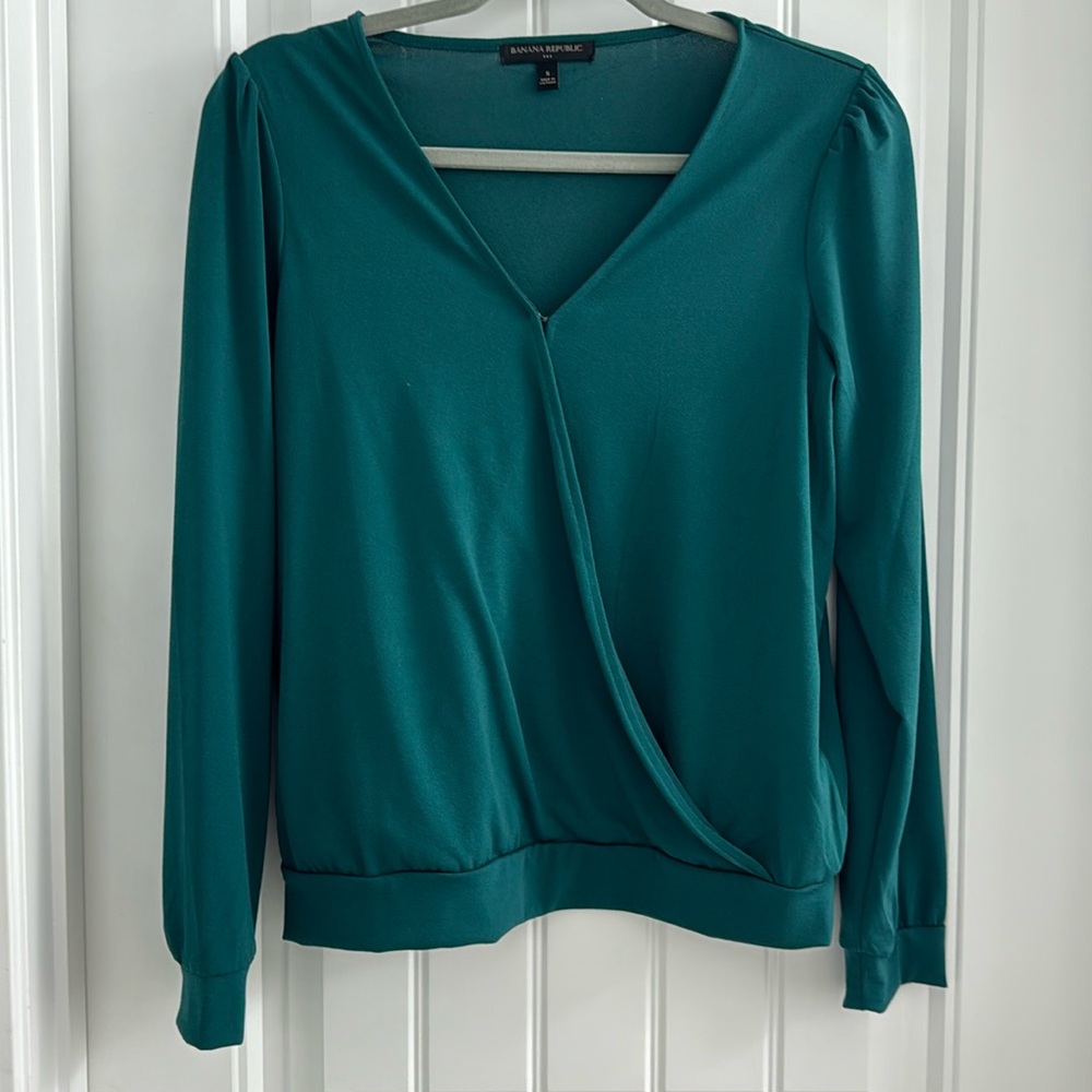 Banana Republic Women’s Ballet Wrap Blouse